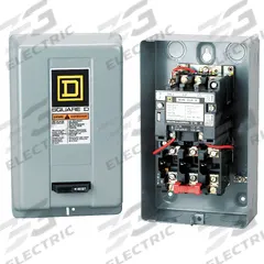 SQUARE D Magnetic Motor Starter: Non-Reversing, 3 Poles, NEMA Size 4, 135 A, 480V AC Coil (MPN 8536SFG1V06). Key specifications — Brand: SQUARE D; Coil Voltage: 480V AC; Phase: Three; Operator: None; Terminal Connection Type: Screw Clamp Terminals; Includes Pilot Light: No; Operator Controls: None; Auxiliary Contacts Included: No Auxiliary Contacts Included.