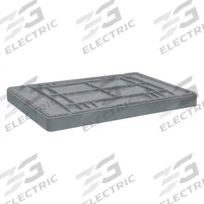 BUCKHORN Bulk Container Lid: 42 1/2 in x 29 3/4 in, Gray - Bulk Container Lids