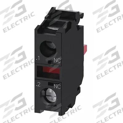 Siemens Contact Block: 22 mm Panel Mounting Size, 1NC, Momentary, 3SU1 Series - Contact Blocks