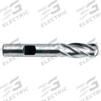 YG-1 Ball End Mill: Cobalt, TiN Coated, 4 Flute, 1-1/2" Mill Dia, 2" LOC, 4-1/2" OAL (MPN 43461CN)