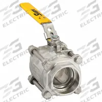 SHARPE Manual Two-Way Ball Valve: 2 in, 316 Stainless Steel, Straight Valve Body, Socket x Socket (MPN 4351002600). Key specifications — Seat Material: Polymer; Brand: SHARPE; Handle: Locking Lever.
