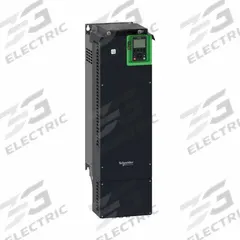 SCHNEIDER Variable Speed Drive: In Phase Three, 380-480V AC, Out Phase Three, 60 hp_75 hp, IP21 (MPN ATV630D55N4US). Key specifications — Style: Chassis; Color: Black/Green; Output Voltage: 380-480V AC; Output Phase: Three.