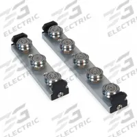 BISHOP-WISECARVER Linear Guide Carriage Assembly: SW, Size 1, 3-Roller Assembly, Ball (MPN UT1WPA). Key specifications — For Use With: Vee Profile; Product Type: Ball; Carriage Material: Aluminum; For Rail Size: Size 1.