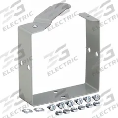 HOFFMAN Wireway U-Connector: 2 1/2 in Wd, 2 1/2 in Ht, 16 ga Gauge, 1, Without Knockouts, Steel (MPN F22GUC). Key specifications — Brand: HOFFMAN; Finish: Painted; With/Without Knockouts - Broad: No.