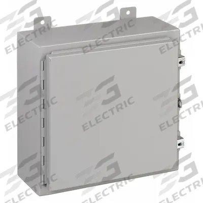 WIEGMANN Enclosure: Steel, 20 in x 20 in x 6 in, NEMA 12/13, Solid Cover - Steel Dust-Tight Enclosures