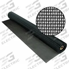 PHIFER Replacement Screen: Polyester, Black, 17 x 10 Mesh Size, 5 ft Wd, 50 ft Lg, 0.025 in Wire Dia (MPN 3004135). Key specifications — Brand: PHIFER; Color: Black; Mesh Size: 17 x 10.