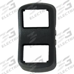 EATON Rocker Switch Cover: Dual LED Face, Illuminated Rocker Switches, Black, NGR (MPN 2B00050000500). Key specifications — Brand: EATON; Compatible Product Type: Dual LED Face, Illuminated Rocker Switches; Compatible with Series: NGR.