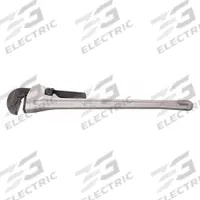 ROTHENBERGER End Pipe Wrench: Aluminum, 8 in Jaw Capacity, Serrated, 60 in Overall Lg, Straight (MPN 70169). Key specifications — attr309808: Straight; attr309815: Aluminum; attr324941: ROTHENBERGER.