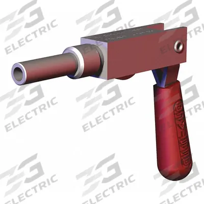 DE-STA-CO Clamps Straight Line Action 6004: Through-Hole Base Mounting, Std Vertical Handle - Standard Straight-Line Toggle Clamps