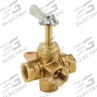 WEATHERHEAD Multiple Shut-Off Valve: For Fluids Media, 4-Way, 3/8 in Pipe Size, Brass, Female, NPT (MPN 6707). Key specifications — Brand: WEATHERHEAD.