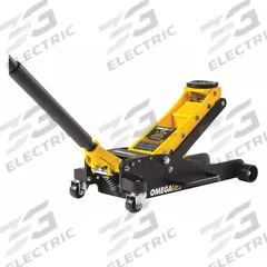 OMEGALIFT Trolley Floor Jacks: Aluminum, Manual Handle, Mechanical, 3 ton Load Capacity (MPN 26030). Key specifications — Brand: OMEGALIFT; Lifting Actuator: Manual Handle; Body Material: Aluminum.