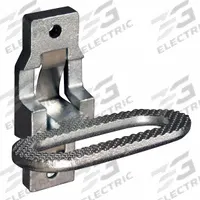 BUYERS PRODUCTS Folding Grab/Step: 4 3/8 in Step Wd, 2 1/8 in Step Dp, Stainless Steel, Silver (MPN B2797SS). Key specifications — Material: Stainless Steel; Color: Silver; Step Tread: Non-Slip.