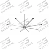 BIG ASS FANS Ceiling Fan: 48,971 cfm Airflow, 12 ft Blade Dia, Variable Speeds, 200 to 240V AC (MPN FES21202A384Q141V46). Key specifications — Voltage: 200 to 240V AC; Light Kit: No; Number of Speeds: Variable; Phase: Single; Brand: BIG ASS FANS.