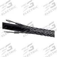 LEVITON Pulling Grip: 2.5 in to 3.5 in, 13,440 lb Breaking Strength, 22 in Mesh Lg, Double Eye (MPN L8721-100). Key specifications — Cable Dia. Range: 2.5 in to 3.5 in; Material: Galvanized Steel; Color Code: Silver; Eye Style: Double; Brand: LEVITON.