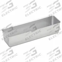 VOLLRATH Cake Pan: Open Top Bread Pan Pan, Aluminum, Uncoated, 5 in Overall Wd, 16 1/2 in Overall Lg (MPN 5216). Key specifications — Bead Closure: Closed Bead; Coating: Uncoated; Pan Style: Open Top Bread Pan; Perforation: Solid; Brand: VOLLRATH; Color: Silver; Material: Aluminum; NSF Certified: Yes.