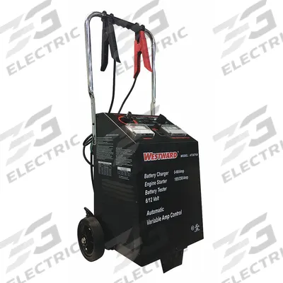 WESTWARD Battery Charger: Boosting/Charging/Maintaining, Auto, For AGM/Lead Acid - Wheeled Battery Chargers