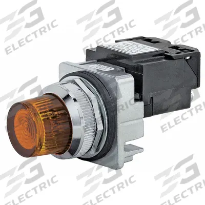 Siemens Pilot Light: 30 mm Panel Mounting Size, Amber, LED - LED Pilot-Lights