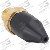 SPEEDAIRE Air Gun Nozzle: For 22YK46/22YK47/22YK49/22YK50, Brass/Rubber, 1 1/2 in Extension Lg (MPN 22YK67). Key specifications — attr66384: Cuspate; attr66393: Rubber; attr66401: No.
