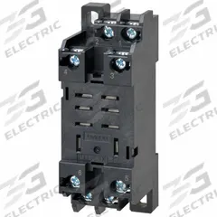 OMRON Relay Socket: 15 A Rating, DIN-Rail & Surface Socket Mounting, 8 Pins, D Socket (MPN PTFZ-08-E). Key specifications — Brand: OMRON.