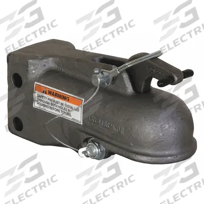 BUYERS PRODUCTS Trailer Coupler: Adj Coupler, V, 15,000 lb Gross Towing Wt Capacity, Steel - Adjustable Couplers