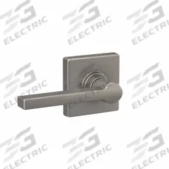 SCHLAGE RESIDENTIAL Solstice Lever Lockset: Passage Lever Locksets, Nickel, ADA Compliant (MPN J10-SOL-619-COL). Key specifications — Ligature Resistance: Not Ligature-Resistant; Brand: SCHLAGE RESIDENTIAL; Lockset Function ANSI Code: F75; Visual Indicator Message: No Message; Lockset Style: Solstice; ADA Compliant: Yes; Finish: Satin Nickel-Plated : Metal.