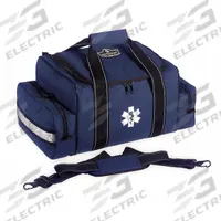 ERGODYNE Duffel Bag: 19 in L x 12 in W x 8 1/2 in D, Polyester, Blue, 11-20 in/21-30 in, 0-10 in (MPN GB5215). Key specifications — Color: Blue; Closure Type: Zipper; Features: Padded Shoulder Strap; Brand: ERGODYNE.