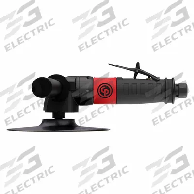 CHICAGO PNEUMATIC Air Angle Disc Sander: 5 in Pad, Light Duty, 1.5 hp, 56 cfm, Non-Vacuum - Rotary Disc Sanders