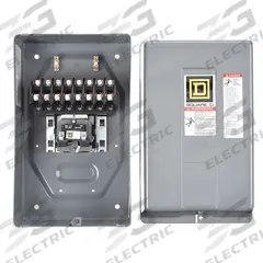 SQUARE D Lighting Magnetic Contactor: 8 Poles, 120V AC, 30 A, Electrically Held (MPN 8903LG80V02). Key specifications — Brand: SQUARE D.