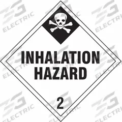 STRANCO INC DOT Container Placard: Inhalation Hazard, 10 3/4 in x 10 3/4 in, 10 3/4 in Label Ht (MPN DOTP-0104-PS). Key specifications — Brand: STRANCO INC; Message: Inhalation Hazard.