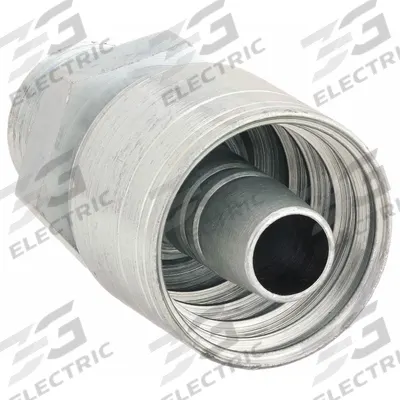 AEROQUIP Hydraulic Crimp Fitting: Steel x Steel, Straight, -16 For Hose Dash Size - Aeroquip Crimp Hydraulic Hose Fittings with BSPP Connection
