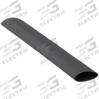 INSULTAB Heat Shrink Tubing: 2 in I.D. Before Shrinking, 1 in I.D. After Shrinking, 6 in Lg, 5 PK (MPN HSN-100 2" Blk 6). Key specifications — Color: Black; Brand: INSULTAB.