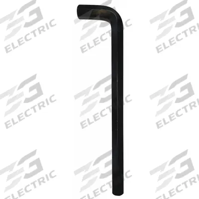 WESTWARD Hex Key: 0 Ball Ends, 3/4 in Tip Size, SAE, Short, Alloy Steel, Black Oxide - L-Shaped Hex Keys