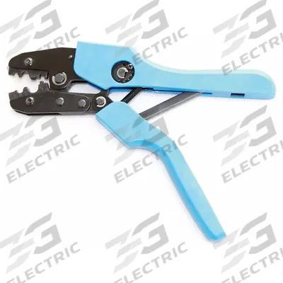 WESTWARD Crimper: For Non-Insulated Terminals, 9 in Overall Lg, Std Cushion Grip - Controlled-Cycle Wire Connector & Terminal Crimpers