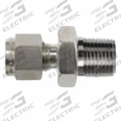 BRENNAN INDUSTRIES Compression Fitting Straight: 3/8 in OD x 3/8 in Pipe Fitting Size (MPN NS7000-06-06-SS). Key specifications — Series: NS7000; Compatible Fitting Brands: Parker CPI; Brand: BRENNAN INDUSTRIES.