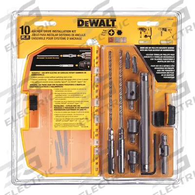DEWALT Rotary Hammer Drill Set: 3/16 in_5/32 in_11/64 in Drill Bit Size - SDS-Plus Concrete & Masonry Drill Bit Sets