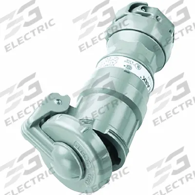 HUBBELL Pin and Sleeve Connector: Gray, 250V DC/600V AC, Three Phase, 30 A, 3 Pole - Hazardous Location Connectors