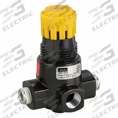 PARKER Regulator: Zinc, 1/4 in NPT, 1 psig to 125 psig, 300 psig Max Op Pressure, Knob, 15 Series (MPN 15R113FB). Key specifications — attr111664: No; attr111400: 15; attr111627: PARKER.