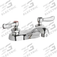 CHICAGO FAUCETS Low Arc Bathroom Faucet: 802, Cast Brass, Polished Chrome Finish, 0.5 gpm Flow Rate (MPN 802-VE66ABCP). Key specifications — Includes: Mounting Hardware; Brand: CHICAGO FAUCETS; Series: 802.