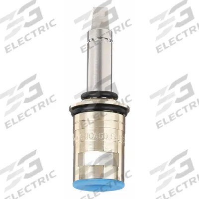 CHICAGO FAUCETS Cartridge: Use with Hot/Cold Water, Brass, Ceramic Disc, (12) Cartridges - Disc Faucet Cartridges