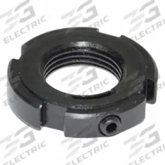JW WINCO Bearing Locknut: Set Screws, Carbon Steel, Black Oxide, M16x1.50 Bore Thread Size (MPN 1804.2-M16X1.5-ST). Key specifications — attr671954: M5; attr671924: M16x1.50; attr671925: JW WINCO.