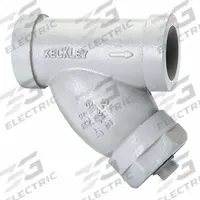 KECKLEY Y Strainer: 2 in, Socket, Perforated, 0.0625 in Screen Size, Carbon Steel, 7 in Ht, 7 in Lg (MPN 25SWY-CS045P34-GTI-SB7). Key specifications — Brand: KECKLEY; Seal Material: 304 Stainless Steel; Manufacturer Part Number: 25SWY-CS045P34-GTI-SB7; Screen Material: 304 Stainless Steel.