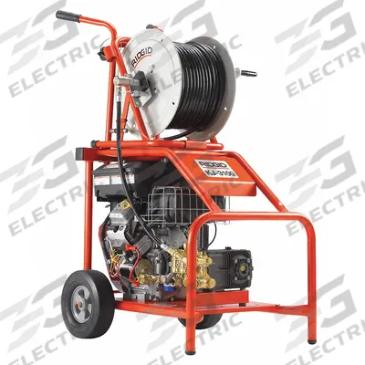 RIDGID Water Jetter Drain Cleaning Machine: Gas-Powered, For 2 in to 10 in Pipe - Gas-Powered Water Jetters