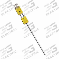 OMEGA Standard Thermocouple Probes: 0°C to 1,150°C, Type K, 6 in Probe Lg, For Air Media Type, Clip (MPN KMQXL-125G-6). Key specifications — Manufacturer Part Number: KMQXL-125G-6; Brand: OMEGA; Process Connection Type: Clip.