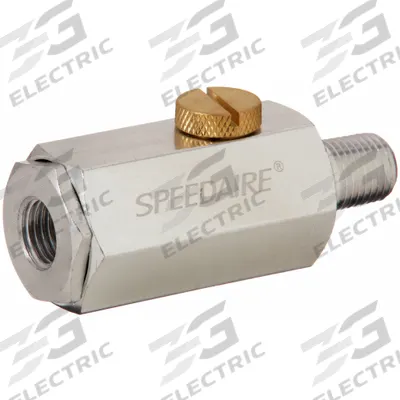 SPEEDAIRE In-Line Compressed Air Lubricator: 1/4 in FNPT x 1/4 in MNPT, 36 cfm - Miniature Compressed Air Lubricators