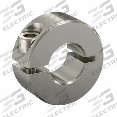 RULAND MANUFACTURING Shaft Collar: 1-Piece, Inch, Round, Clamp-On, 5/16 in Bore Dia - Stainless Steel Shaft Collars