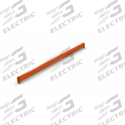 HUSKY RACK & WIRE Beam: Step Beam, Teardrop, 144 in x 2 1/2 in x 6 in, Roll Formed - Husky Rack & Wire Teardrop Pallet Rack Step Beams