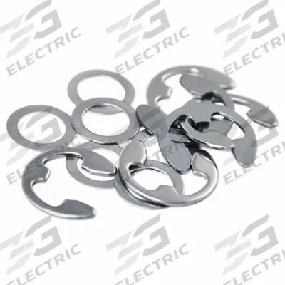 ONDRIVES.US Retaining Ring & Spacers Set: 1 in Dia, 6 Retaining Rings - Retaining Ring & Spacers Sets for Grooved Rotary Shafts