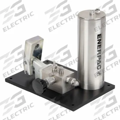 ENERPAC Hand Pump: 1 Stages, Single Acting, 40,000 psi Max. Pressure 1st Stage - High-Pressure Hand Pumps for Multiple Fluids