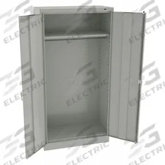 TENNSCO Storage Cabinet: 36 in x 18 in x 72 in, 1 Adj Shelf, Swing Handle & Keyed, Frame, Light Gray (MPN 7114DHLG). Key specifications — attr66548: TENNSCO; attr88067: Frame; attr88068: Light Gray; attr88069: Assembled.