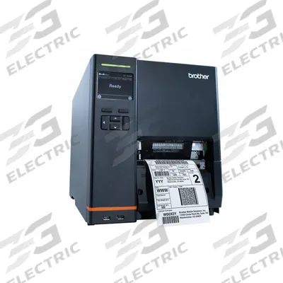 BROTHER Desktop Printer: Direct Thermal/Thermal Transfer, Titan 4420TN, 4.1 in Max. Print Wd - Up to 3,000 Labels per Day